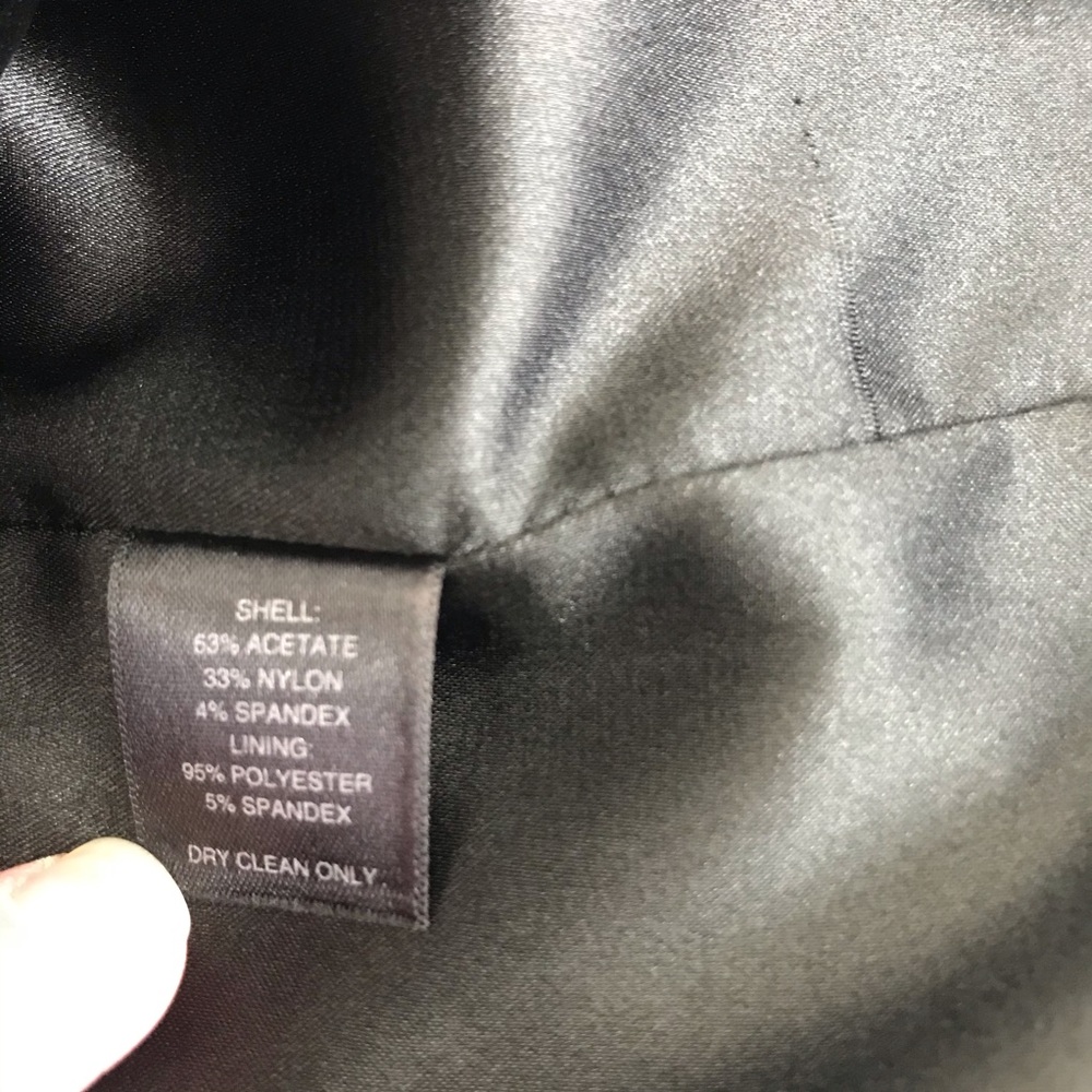 White House Black Market strapless satin dress sz6 - Picture 5 of 6